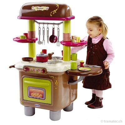 Smoby Küche Tradition braun-grün