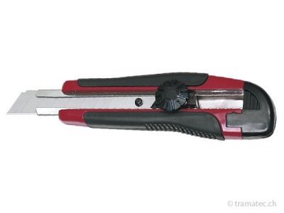 KRAFTWERK Abbrechmesser mit Stellrad 18 mm