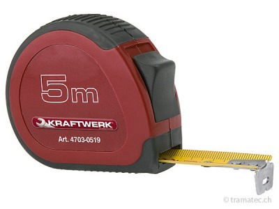 KRAFTWERK Rollmeter ABS 5 m x 19 mm
