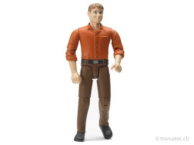 Bruder Mann brünett mit Schuhen - 60000
