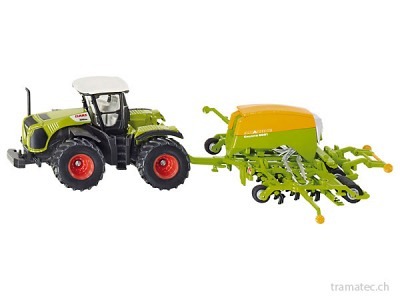 SIKU 1826 Traktor mit Sämaschine
