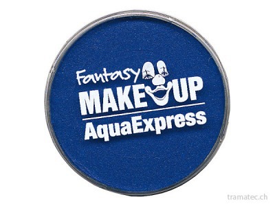 Fasnacht Aqua Expres Schminke blau 15gr