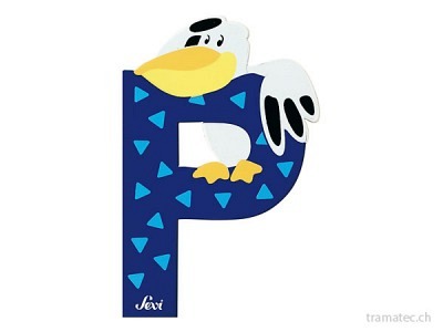 Sevi Buchstabe P Pelikan 10cm