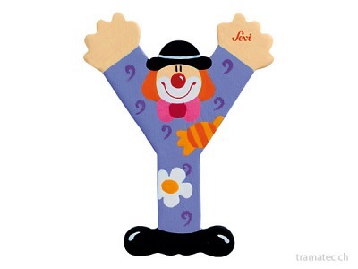Sevi Buchstabe Clown Y 10cm