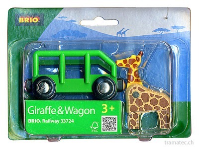 BRIO Giraffenwagen