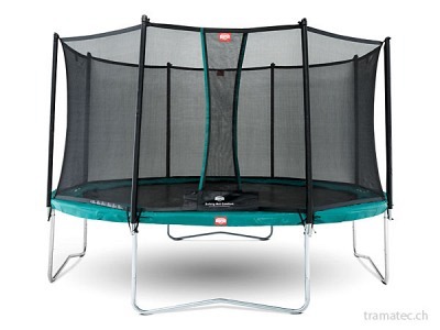BERG Trampolin Favorit Green 270 + Sicherheitsnetz Comfort