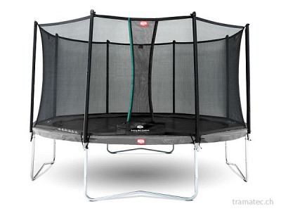 BERG Trampolin Favorit Grey 330 + Sicherheitsnetz Comfort