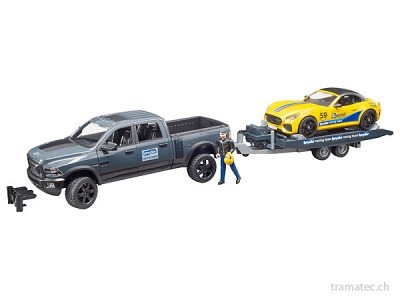 Bruder RAM 2500 Power Wagon und Roadster Bruder Racing Team