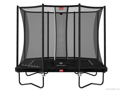 BERG Trampolin Ultim Favorit Regular 280 Black + Sicherheitsnetz Comfort