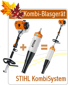 Laubblasgerät, KombiMotor, Stihl Blasgerät