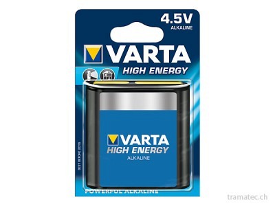 Batterie Varta High Energy 4,5V Flach