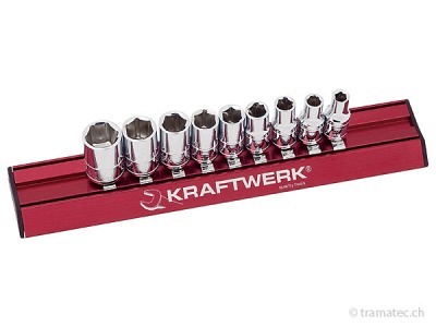 KRAFTWERK 9-t. Zoll-Stecknusssatz MAGALU 1/4'