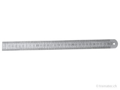 KRAFTWERK Stahl-Massstab 300 mm