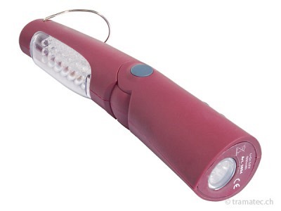KRAFTWERK LED-Akku-Handlampe 3.6 V 21+5 LED Li-On