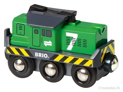 BRIO Batterie Frachtlok