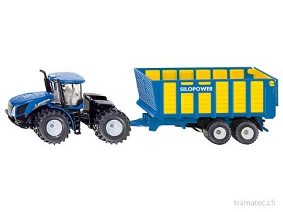 SIKU 1947 New Holland T9.560 mit Silagewagen