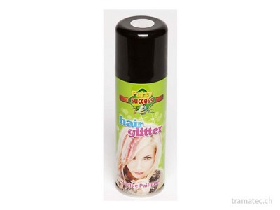 Fasnacht Haar Glitterspray silber