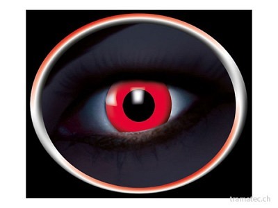 Fasnacht UV-Kontaktlinsen rot
