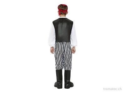 Fasnacht Pirat schwarz/weiss Gr. M