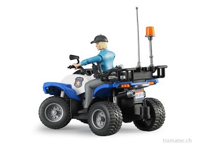 Bruder Polizei-Quad mit Polizistin und Ausstattung