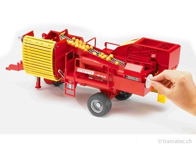 Bruder Grimme SE 75-30 Kartoffelvollernter mit 2 Spritzrahmen Kartoffelimitate - 02130