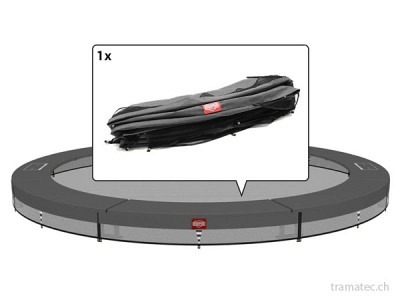 BERG Trampolin Ersatzteil Schutzrand InGround Champion 430, grau
