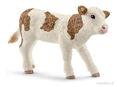 Schleich Fleckvieh Kalb
