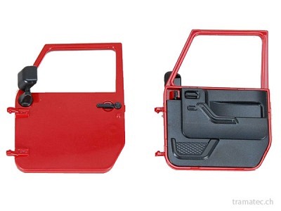 Bruder Ersatzteil Türen Jeep Wrangler rot
