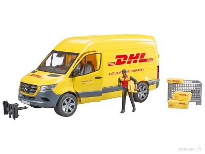 Bruder MB Sprinter DHL mit Fahrer