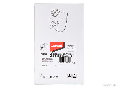 Makita Filtersack Gewebe 5 Stk P-72899
