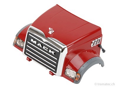 Bruder Ersatzteil Motorhaube für Mack (rubinrot)