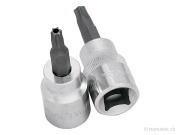 KRAFTWERK 3/8' TX-Bit-Stecknuss mit Bohrung T15