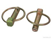 Ersatzteil Klappstecker verzinkt Ø 12 x 48 x 55 mm einzeln
